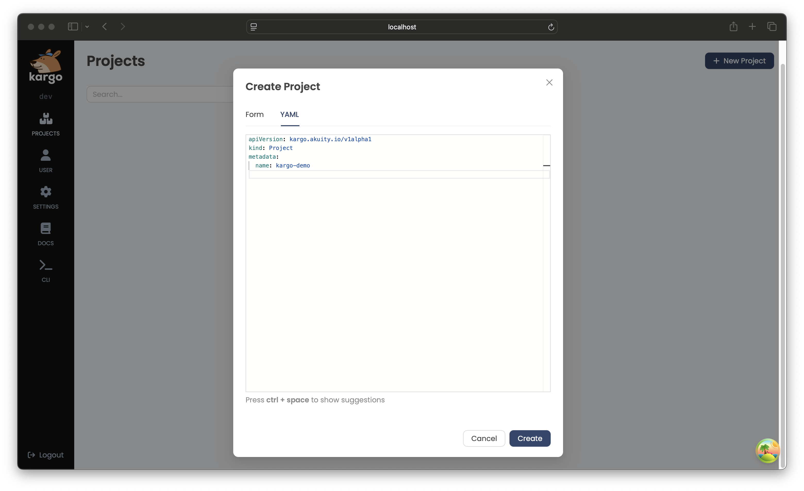 create-project